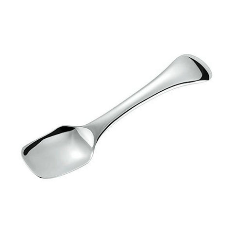 Asahi Copper Curved Ice Cream Spoon 11.4Cm Square Head - Silver