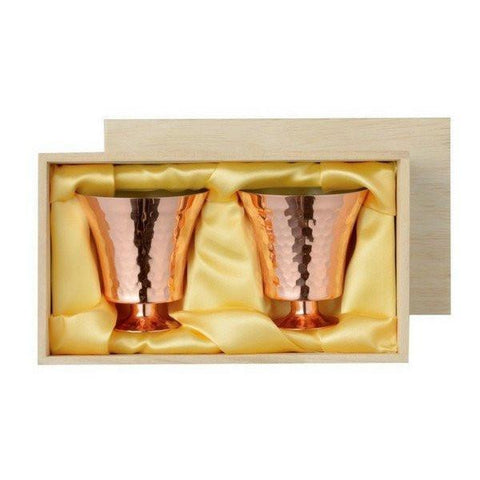 Asahi Copper Footed Tumbler 270Ml Set of 2 Glasses