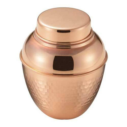 Asahi Copper Tea Caddy 660Ml - Japanese Tea Container