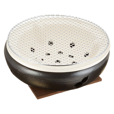 Asahisunred Ceramic Charcoal Konro Grill 30cm