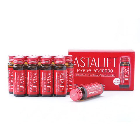 Astalift Collagen Drink Pure Collagen 10000 (1 Box 30Ml × 10 Bottles)