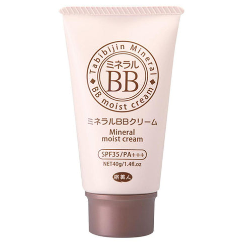 Azuma Shoji Tabibijin Mineral BB Moist Cream SPF35 PA+++ 40g - Japan Makeup Base Product