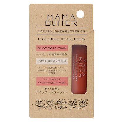 Bbye Mama Butter Color Lip Gloss Blossom Pink 10g - Japanese Lip Gloss Brands