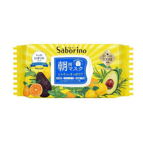 Saborino Mezama Morning Face Mask 32 Sheets