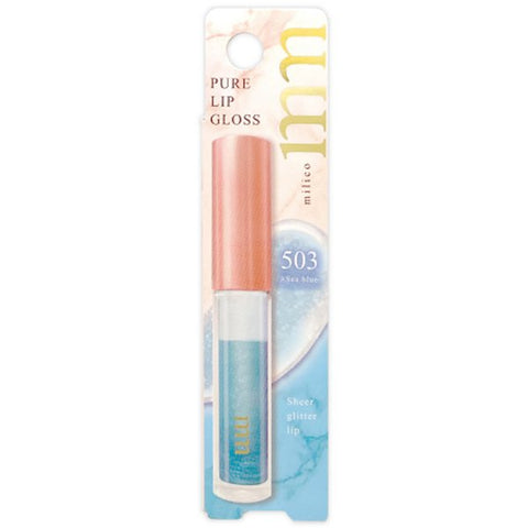 Beauty World Limited Millico Pure Lame Gloss Mll503 Sea Blue 20g - Japanese Lipstick