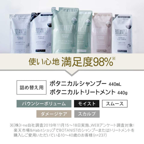 Botanist Japan Botanical Shampoo Smooth Refill Pouch 440Ml