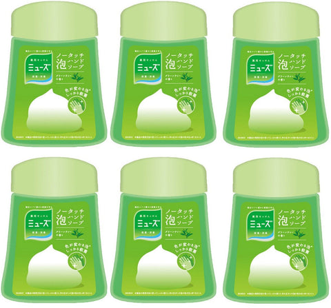 Muse No Touch Foam Hand Soap Refill 250Ml (250 Uses) Japan Bulk Purchase 6-Pack Automatic Dispenser