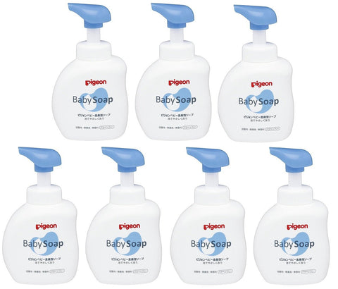 Pigeon Foaming Soap Bottle 500Ml (0+ Months) Bulk Purchase - 7 Pack - Made In Japan