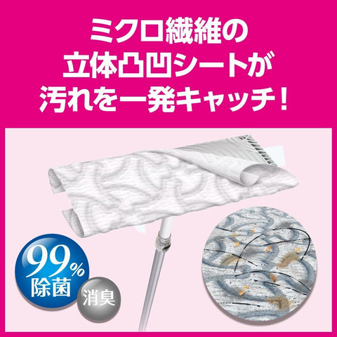 Buy Bulk Quickle Wiper Floor Cleaning Sheets (Dry) 40Pcs X 3 Made In Japan