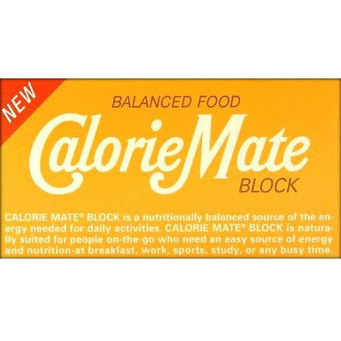 Otsuka Calorie Mate Block Plain Two Pieces 40g - Japan Healthy Foods Products