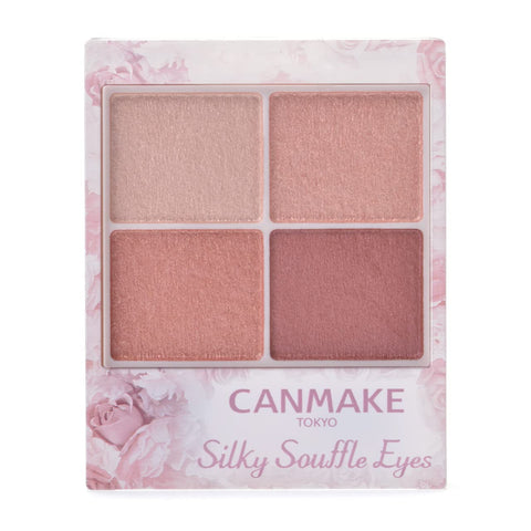 Canmake Silky Souffle Eyes 10 Sweet Love Letter 4-Color Eye Shadow Glossy Transparency