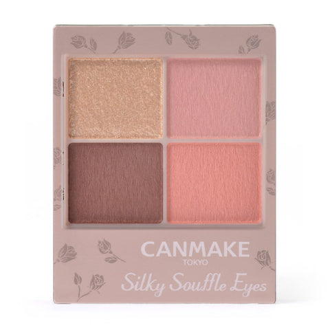 Canmake Silky Souffle Eyes Matte Type M04 Cupid Petal 3.8g -  Matte Eye Shadow - Sheer Eye Palette