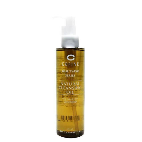 Cefine Natural Cleansing Oil 175ml - Beauty Pro Series For Clear Skin - Makeup Remover