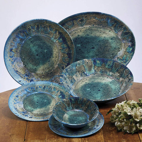 Certified International Radiance Teal Melamine 7.5 All Purpose Bowls Set Of 6 Japan