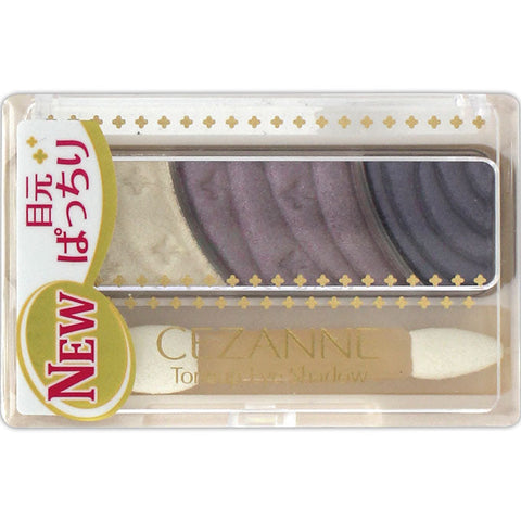 Cezanne 3 Color Tone Up Eyeshadow 05 Knight Navy 2.7g - Eyeshadow From Japan