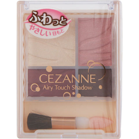 Cezanne Airy Touch Shadow 04 Classis Brown 3.8g - Japanese Eyeshadow Palette