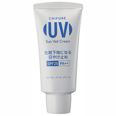 Chifure Sun Veil Cream Sunscreen SPF25 PA++ 50g - Japanese Sunscreen - Cream Type Sunscreen