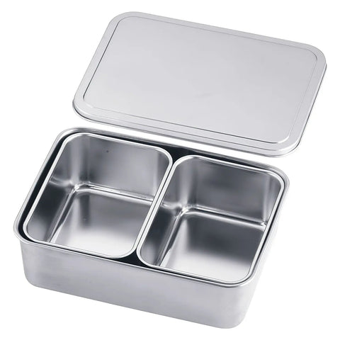 Clover Stainless Steel Yakumi Seasoning Container Small 2 Compartments