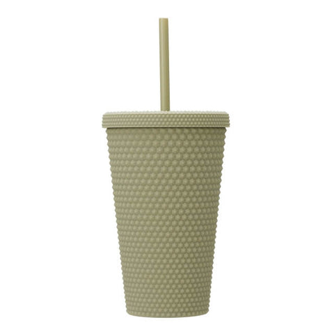 Cold Cup Tumbler Green Kaki Grande Studded 473ml - Japanese Starbucks