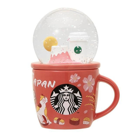 Collectable Snowglobe & Mag JAPAN 89ML - Japanese Starbucks 2021