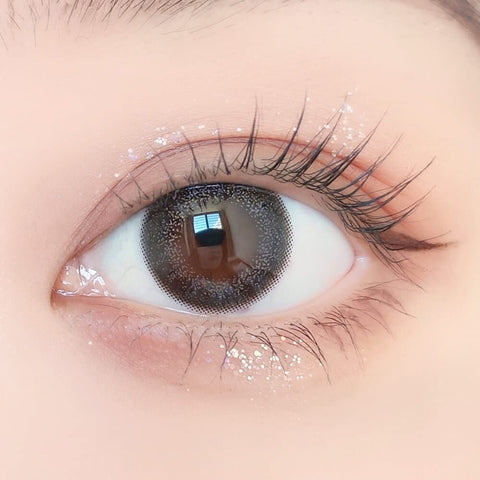 1 Box Envie Color Contacts 14.0Mm - Champagne Gray -0.75 - No Prescription - 30 Pieces - 1 Day - Japan