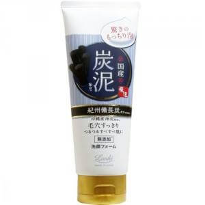 Cosmetex Roland Loshi Charcoal & Mud Face Wash 120g- Japanese Facial Cleansing Foam