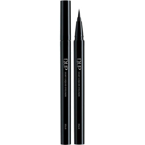 D-Up Silky Liquid Eyeliner Jet Black Color - Japanese Liquid Eyeliner - Eyes Makeup