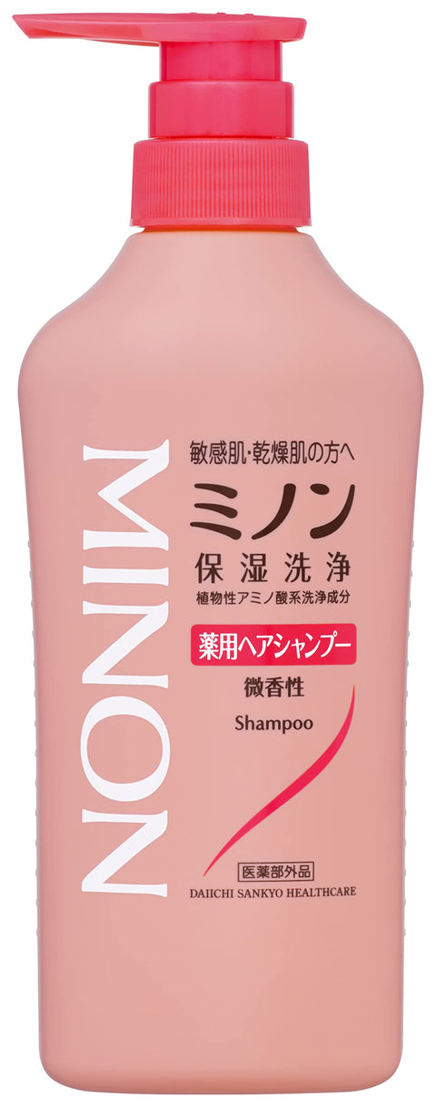 Minon Medicated Hair Shampoo 450Ml From Daiichi Sankyo Healthcare Japan