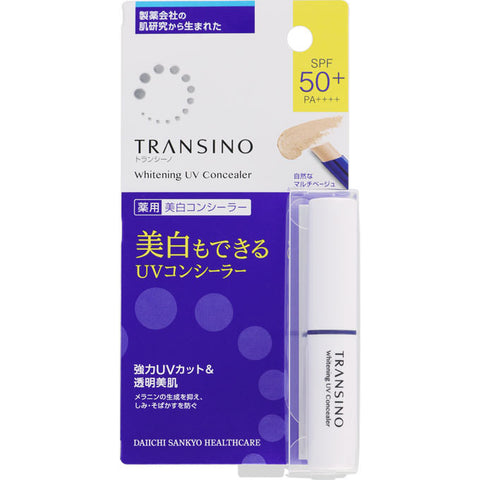 Daiichi Sankyo Transino Whitening UV Concealer Natural Color SPF50+/ PA++++ 2.5g