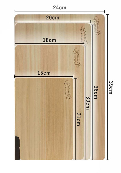 Daiwa Industry 36Cm Wooden Hinoki Chopping Board Stand Japan Dishwasher Safe Mildew Res