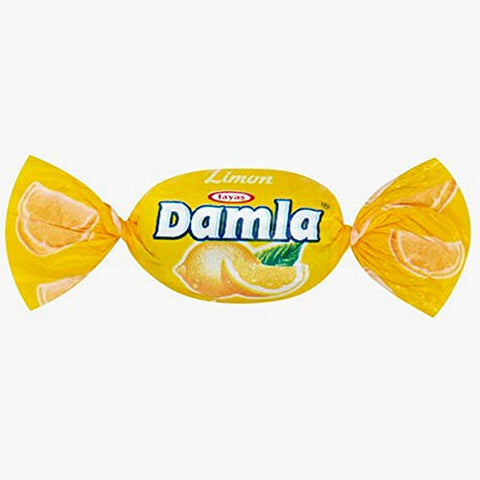 Damla Lemon Soft Candy 90G Japan - 4 Bags (19 Grains Each)