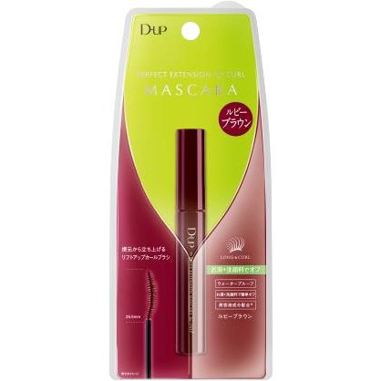 D-Up Perfect Extension Mascara for Carl Ruby Brown - Moisturizing Curl Mascara