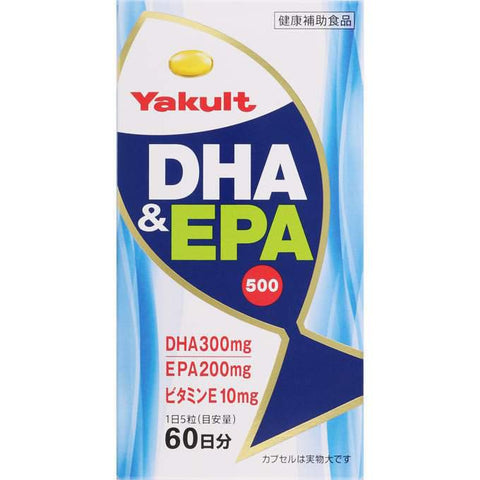 Yakult Dha & Epa500 300 Capsules - Japanese Vitamins, Minerals And Health Supplements