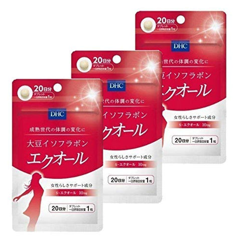 Dhc Japan Soy Isoflavone Equol 20 Tablets 3 Sets 60 Days Supply