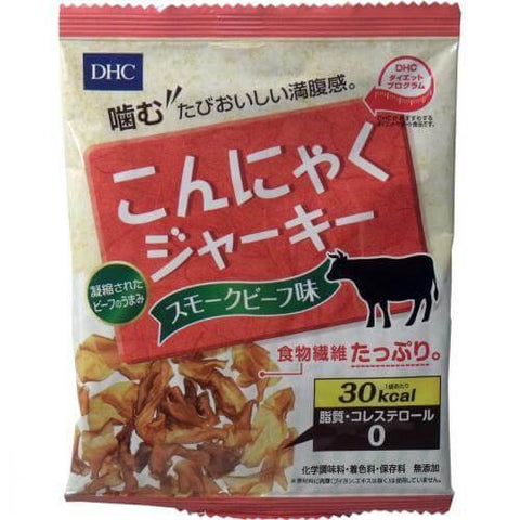 Dhc Konjac Jerky Smoked Beef Flavor 12g - Japanese Health Foods And Supplements