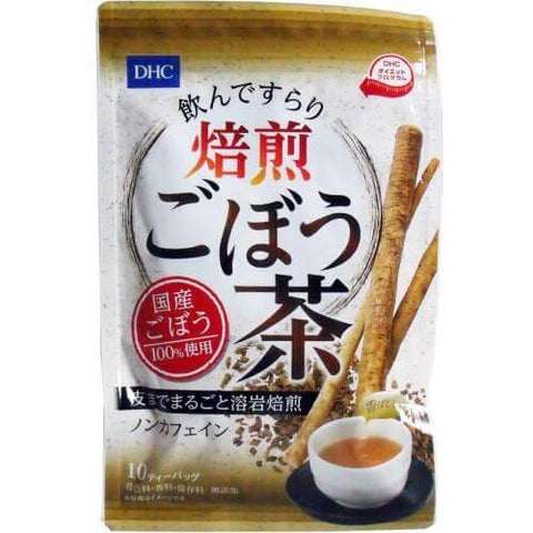 Dhc Roasted Burdock Tea 10 Tea Bags - Japanese Healthy Drinks And Supplements