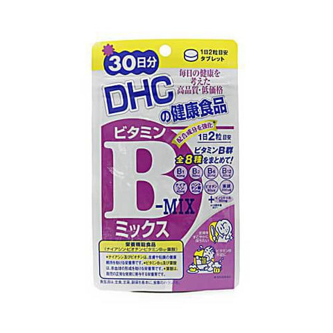 Dhc Vitamin B Mix 30 Days 60 Tablets - Japanese Vitamins, Minerals And Health Supplements