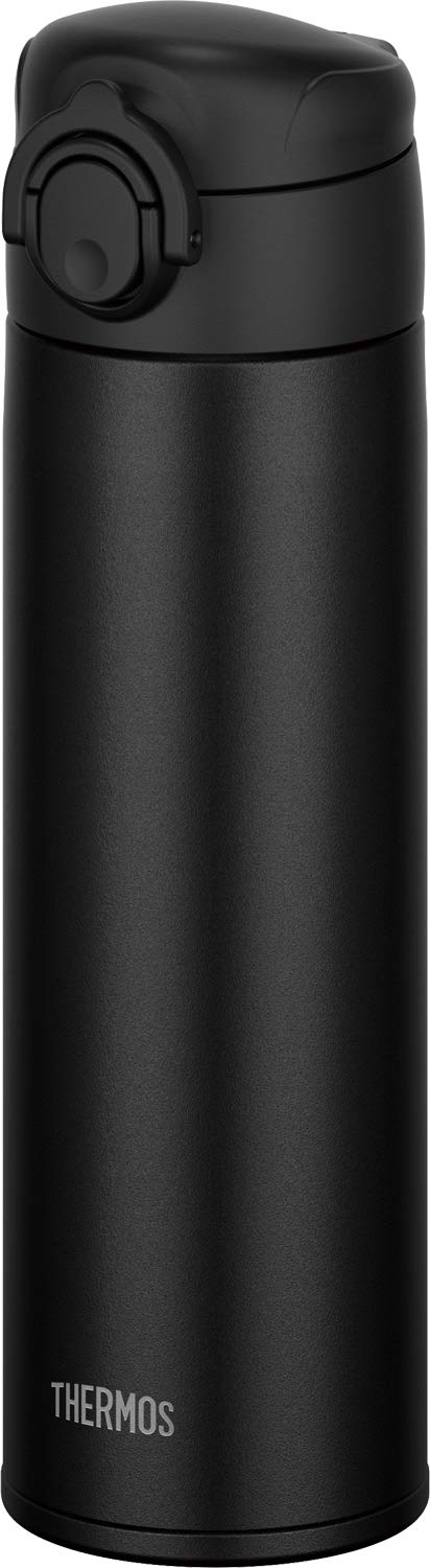 Thermos 500Ml Black Vacuum Insulated Water Bottle Jok-500 Bk - Dishwasher Compatible - Made In Japan