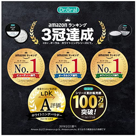 Dr. Oral Whitening Powder Contains 40% Natural Apatite 26g - Teeth Care Product From Japan