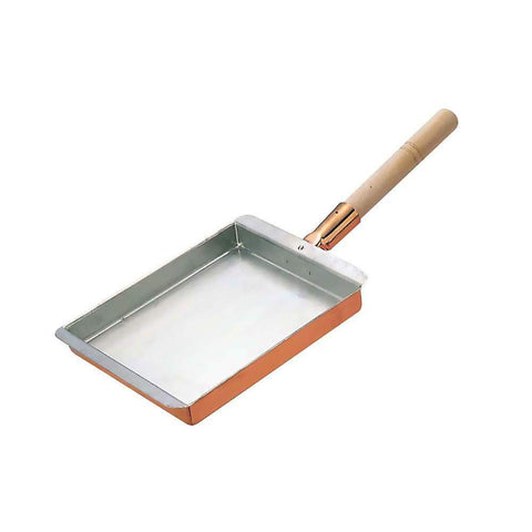 Ebm Copper Tamagoyaki Omelette Pan Kansai Style 16.5Cm - Japanese Cooking