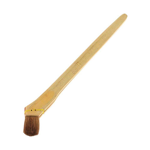 Ebm Horse Hair Cooking Brush With Horizontal Bamboo Handle 15mm