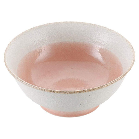 Ebm Porcelain Glazed High Foot Bowl Pink - 1230ml