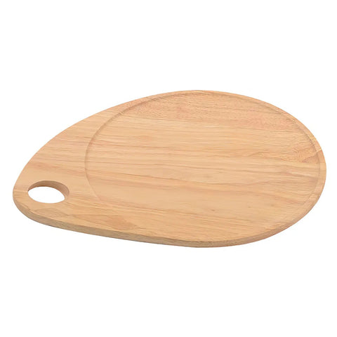 Ebm Japan Rubberwood Pizza Serving Plate 24.5Cm