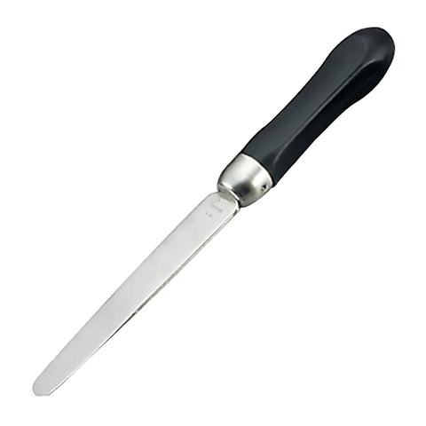 Ebm Stainless Steel Geoduck Clam Knife With Black Handle