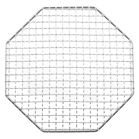 Ebm Stainless Steel Octagonal Barbecue Grill Mesh 22 X 9.5Cm