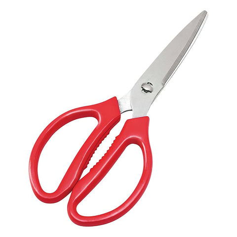 Ebm Stainless Steel Take-Apart Kitchen Scissors Red