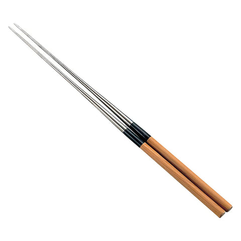 Ebm Titanium Round Serving Chopsticks 12cm