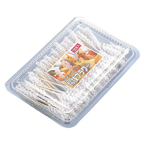 Ebm Japan Wood Food Picks 100 Count White