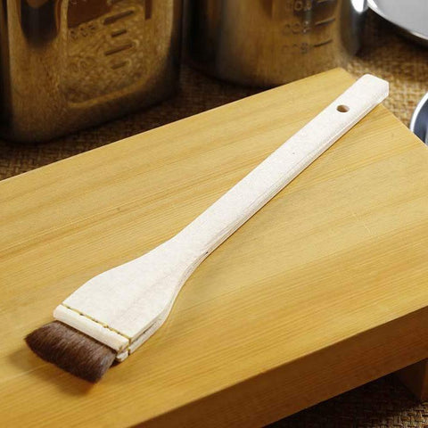 Ebm Wooden Handle Horse Hair Brush For Sushi 45mm