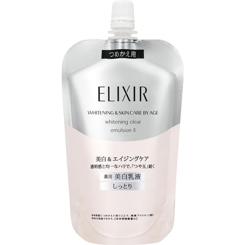 Shiseido Elixir Whitening Clear Emulsion II 110ml [refill] - Japanese Whitening Emulsion